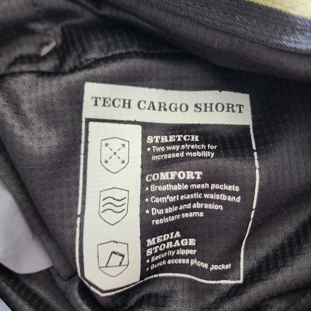 Orvis Tech Cargo Shorts gray mens size 34 - Picture 4 of 7